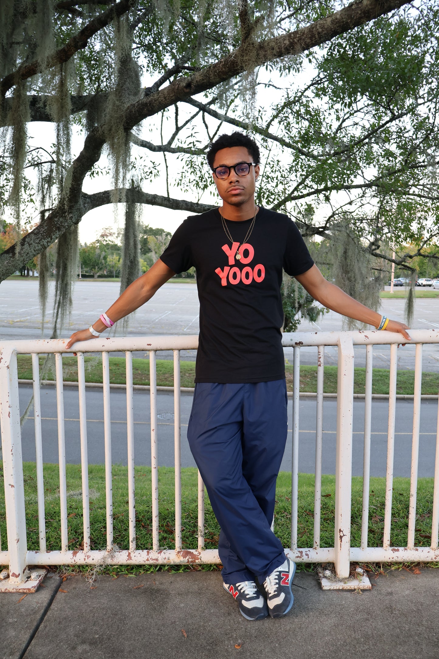 Red & Black YO YOOO T-Shirt